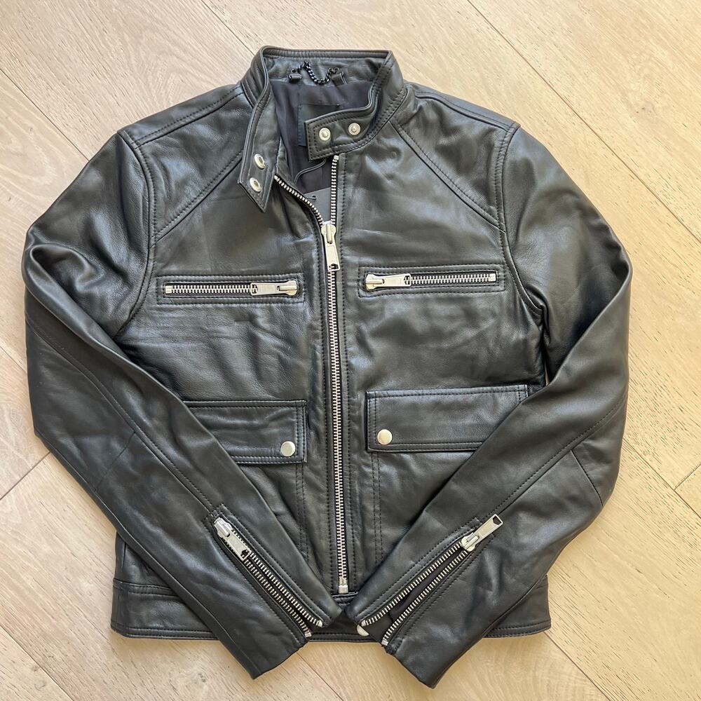 NWT Joe's Jeans Leather Moto Jacket